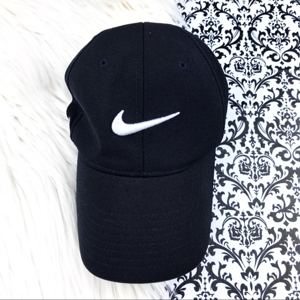 VINTAGE : NIKE : swoosh men’s golf 20XI VR Tour Black Flex Fit Pique Y2K dat hat